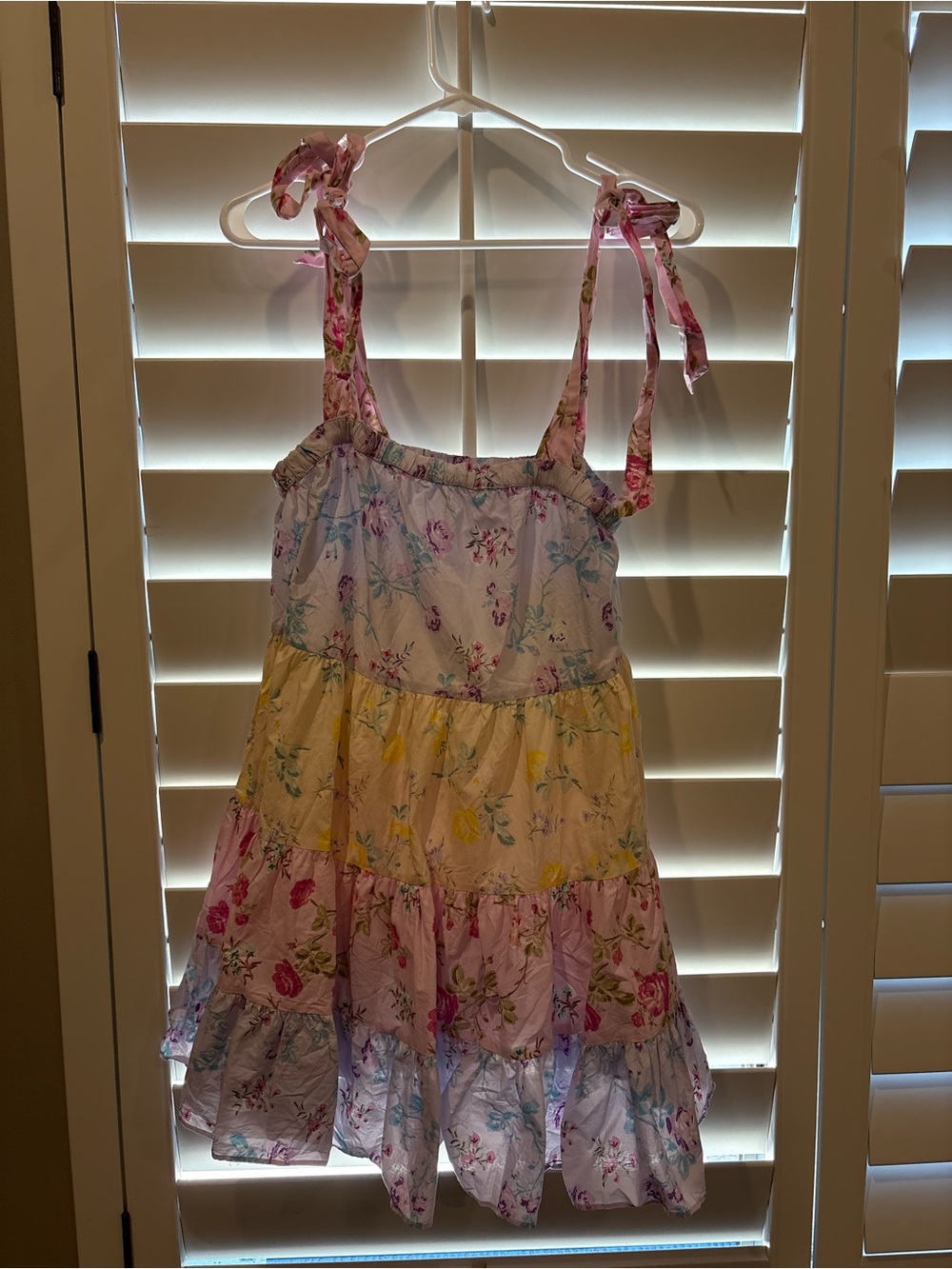 LoveShackFancy × Target Floral Patchwork Tiered Sundress M - Picture 3 of 3